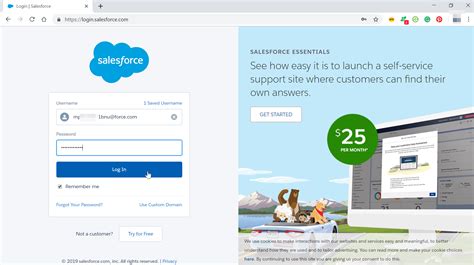 salesforce iniciar sesion|Iniciar sesión por primera vez .